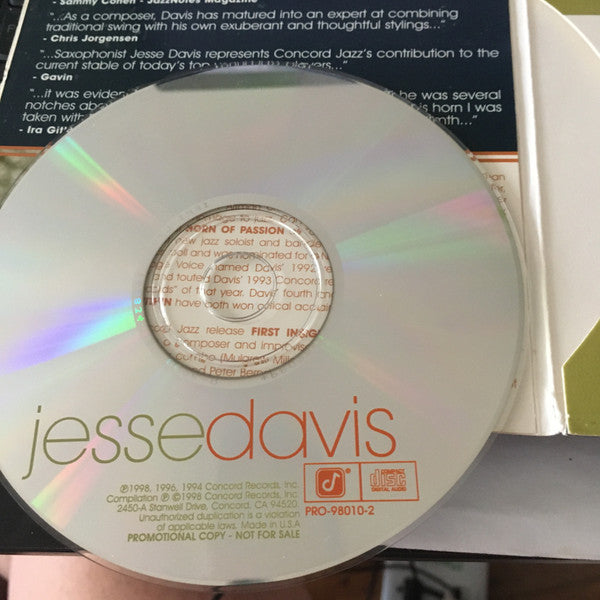 Jesse Davis (3) : Jesse Davis (CD, EP, Promo, Smplr)