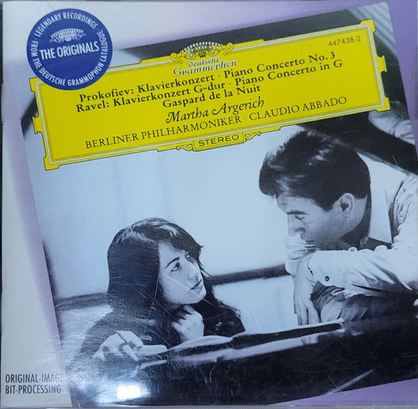 Sergei Prokofiev, Maurice Ravel - Martha Argerich, Berliner Philharmoniker, Claudio Abbado : Klavierkonzert Nr. 3, Klavierkonzert G-Dur, Gaspard De La Nuit (CD, Comp, Club, RE, RM)