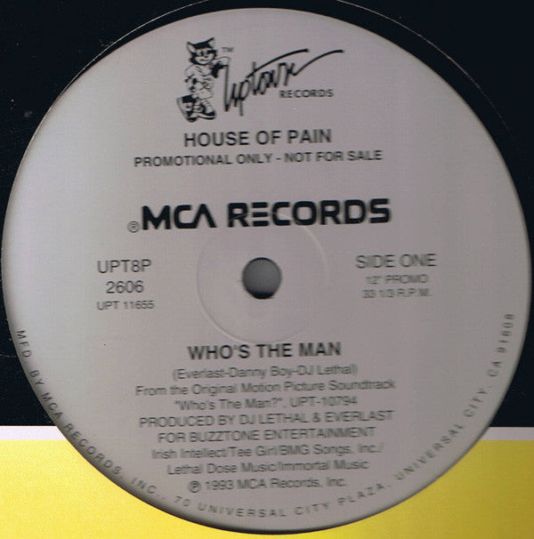 House Of Pain : Who's The Man? (12", Promo)