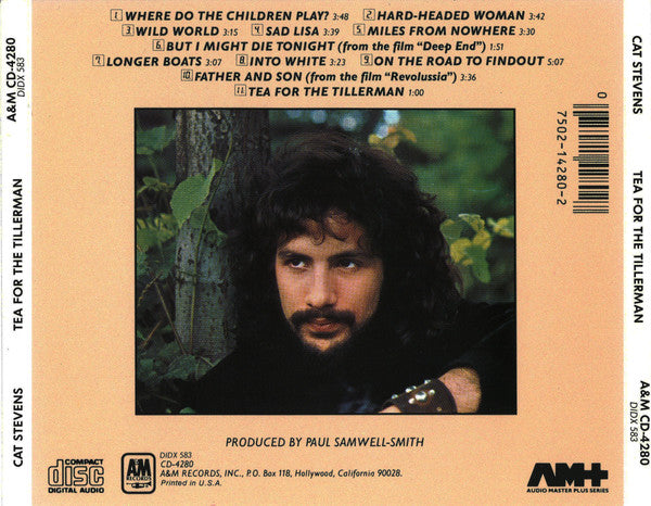 Cat Stevens : Tea For The Tillerman (CD, Album, RE)