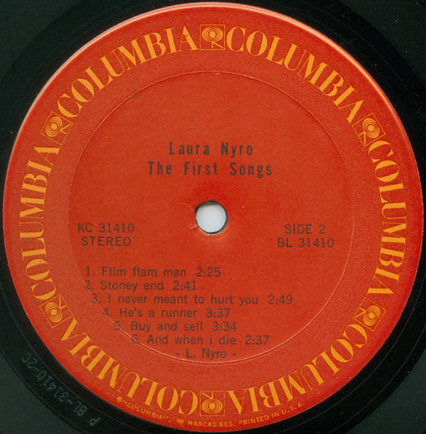 Laura Nyro : The First Songs (LP, Album, RE, Ter)