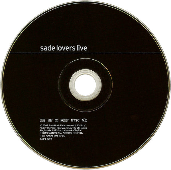 Sade : Lovers Live (DVD-V, Multichannel, NTSC)