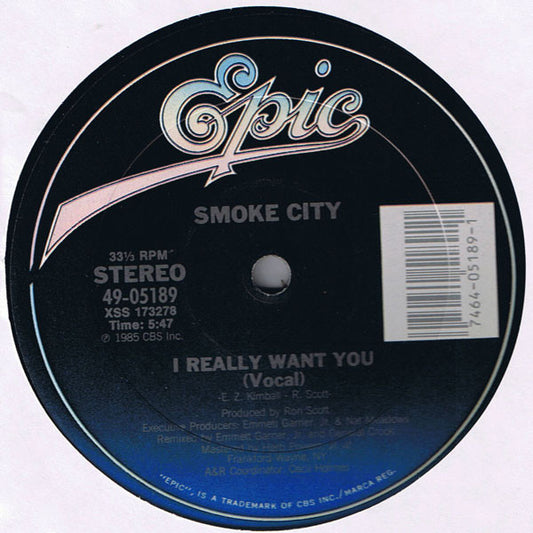 Smoke City (2) : I Really Want You (12")