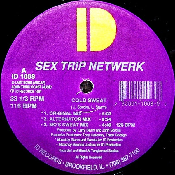 Sex Trip Netwerk : Cold Sweat (12")