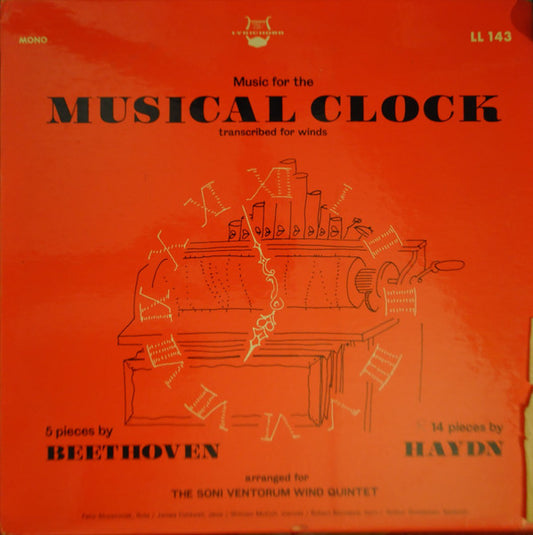 Ludwig van Beethoven, Joseph Haydn - Soni Ventorum Wind Quintet : Music For The Musical Clock (LP)