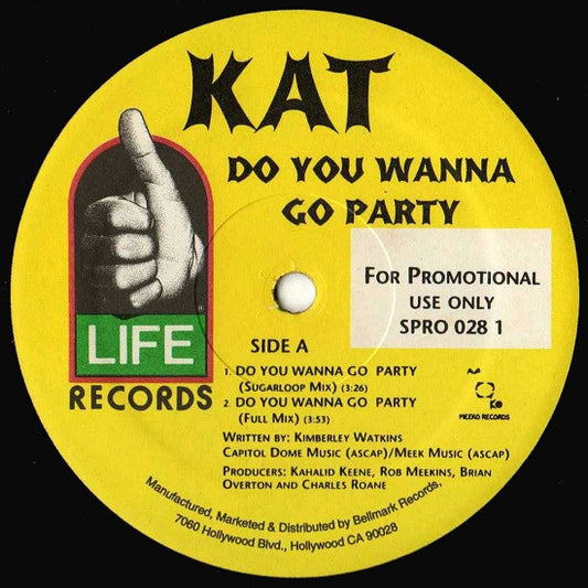 Kat (11) : Do You Wanna Go Party (12", Promo)