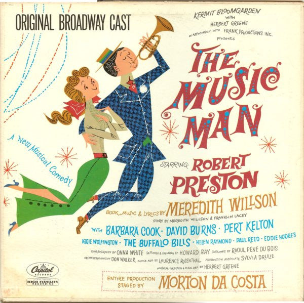 Meredith Willson : The Music Man - Original Broadway Cast (LP, Album, Mono, RE, Gat)