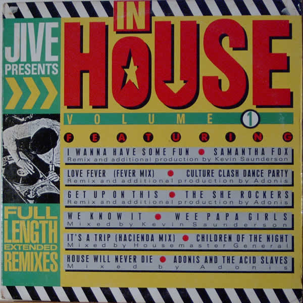 Various : Jive Presents "In House" Volume 1 (Full Length Extended Remixes) (LP, Comp)