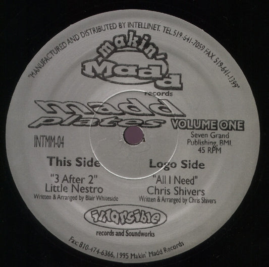 Little Nestro / Chris Shivers : Madd Plates Volume One (12")