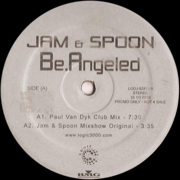 Jam & Spoon : Be.Angeled (2x12", Maxi, Promo)