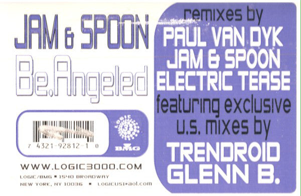 Jam & Spoon : Be.Angeled (2x12", Maxi, Promo)