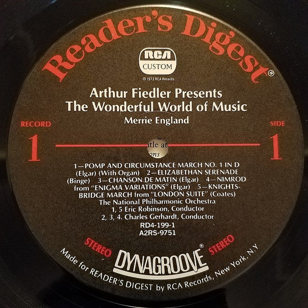 National Philharmonic Orchestra, Arthur Fiedler : Arthur Fiedler Presents The Wonderful World Of Music (10xLP, Comp + Box)