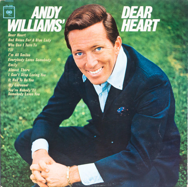 Andy Williams : Andy Williams' Dear Heart (LP, Album, Mono)