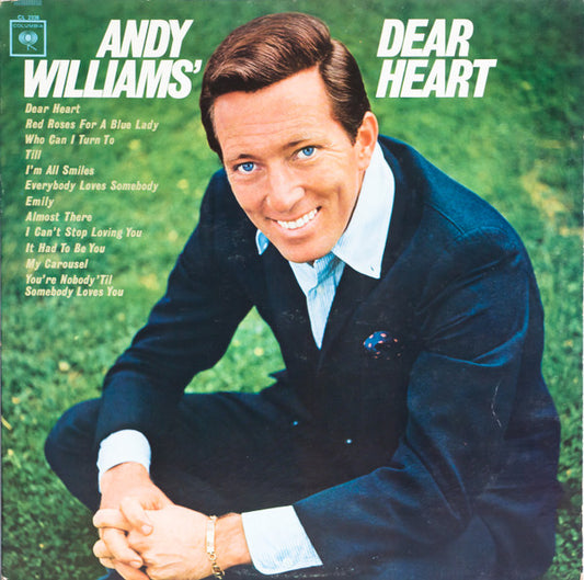 Andy Williams : Andy Williams' Dear Heart (LP, Album, Mono)