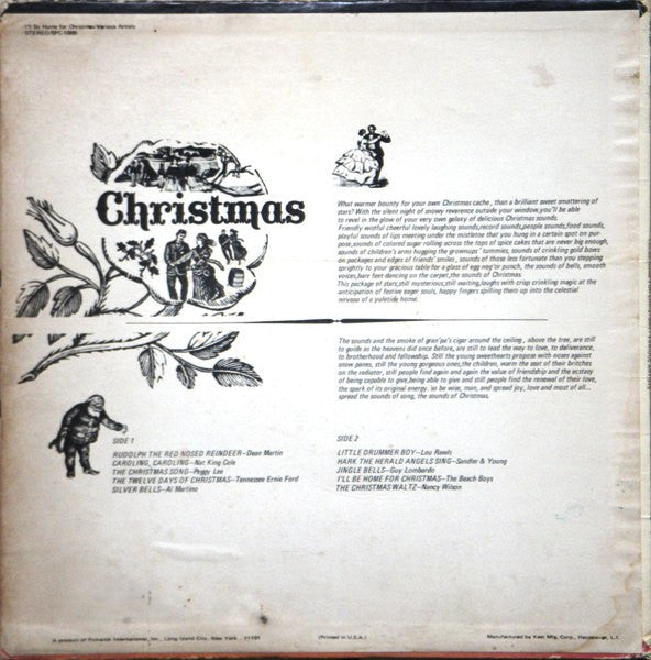 Various : I'll Be Home For Christmas (LP, Comp)