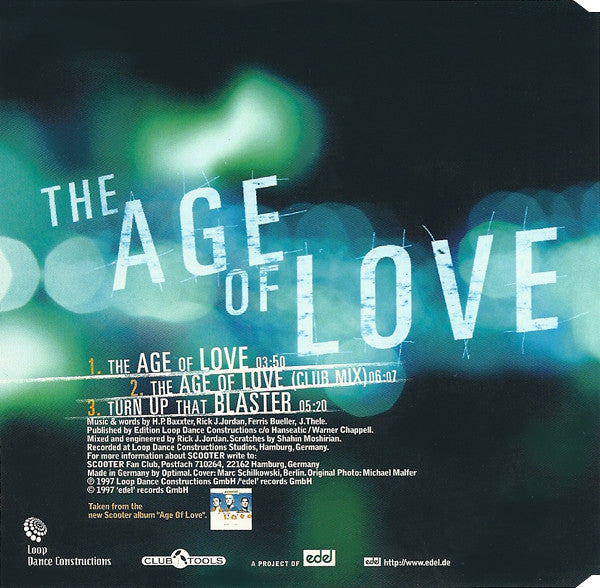 Scooter : The Age Of Love (Minimax, Maxi, Ltd, Pur)