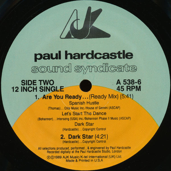 Paul Hardcastle : Are You Ready... (Sound Syndicate) (12", Single)