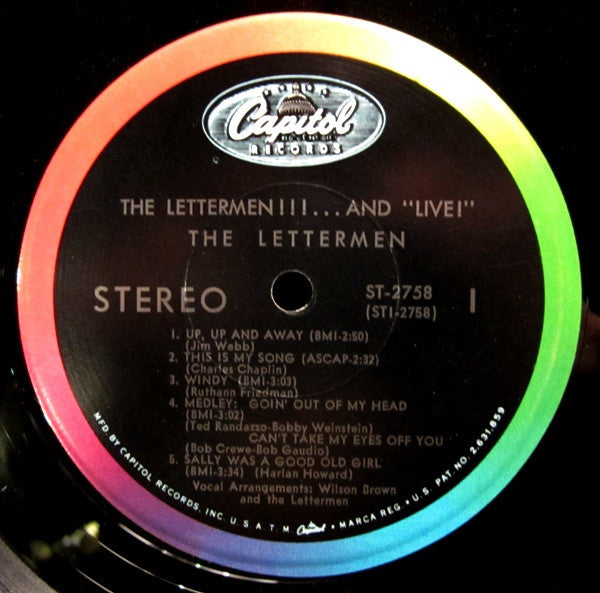 The Lettermen : The Lettermen!!! ... And "Live!" (LP, Album)