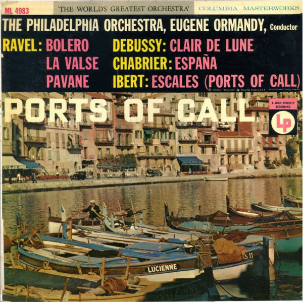 The Philadelphia Orchestra, Eugene Ormandy : Ports Of Call (LP, Album, Mono)