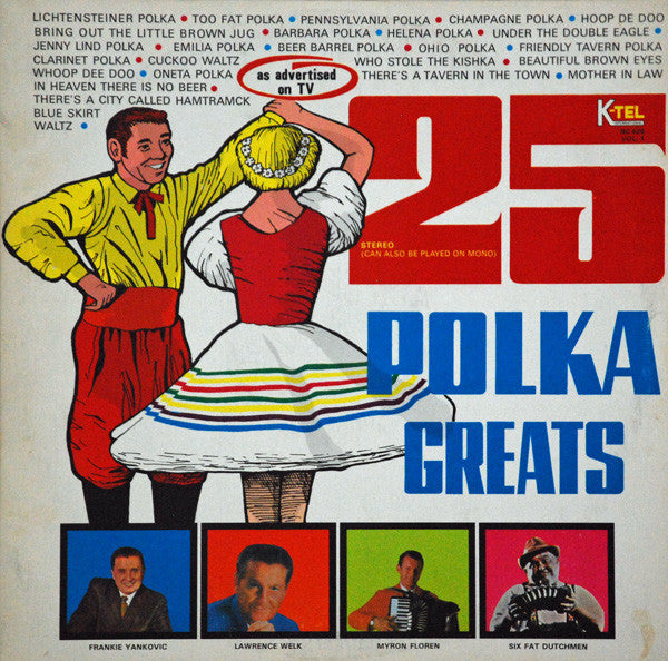 Various : 25 Polka Greats Vol. 1 (LP, Comp)