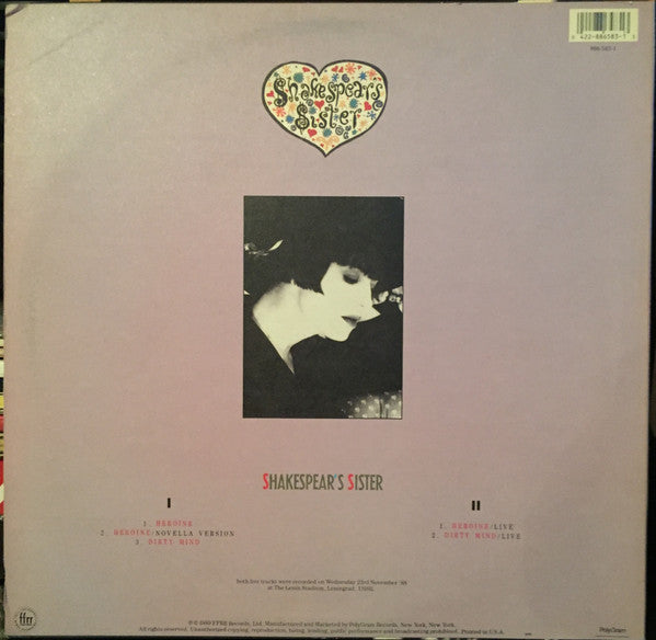 Shakespear's Sister : Heroine (12", Single)