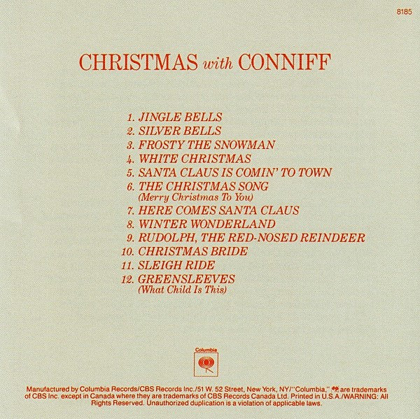 Ray Conniff And The Singers : Christmas With Conniff (CD, Album, RE)