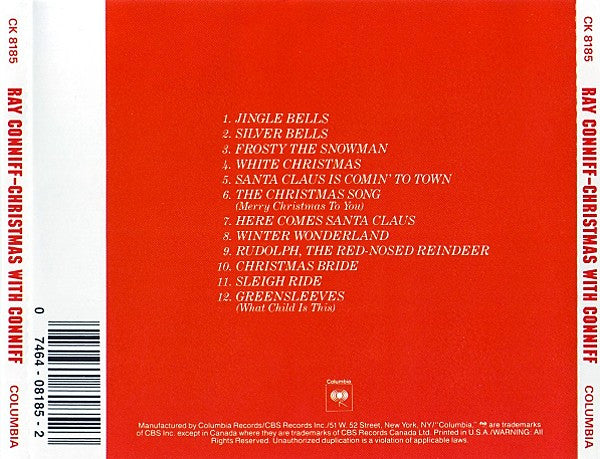 Ray Conniff And The Singers : Christmas With Conniff (CD, Album, RE)