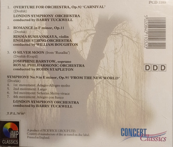 Various : Dvorak - An Evening of Concert Favourites (CD, Comp)