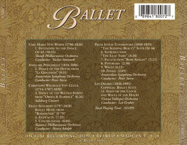 Various : The Masterpiece Collection Ballet (CD, Comp)