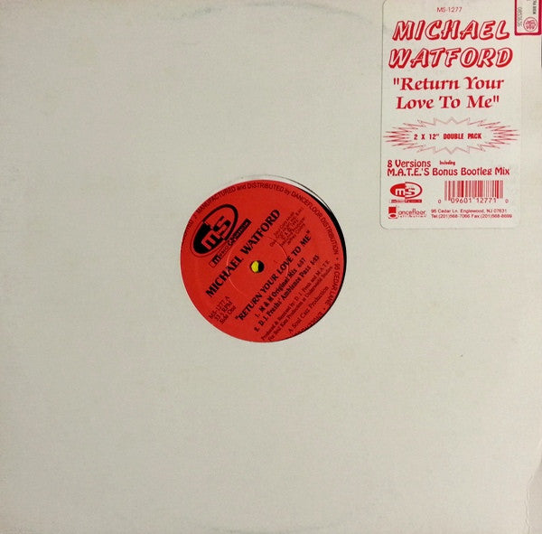 Michael Watford : Return Your Love To Me (2x12")