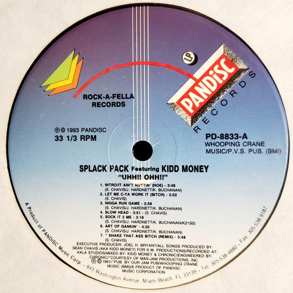 Splack Pack : Uhh!! Ohh!! (LP, Album)