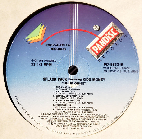 Splack Pack : Uhh!! Ohh!! (LP, Album)