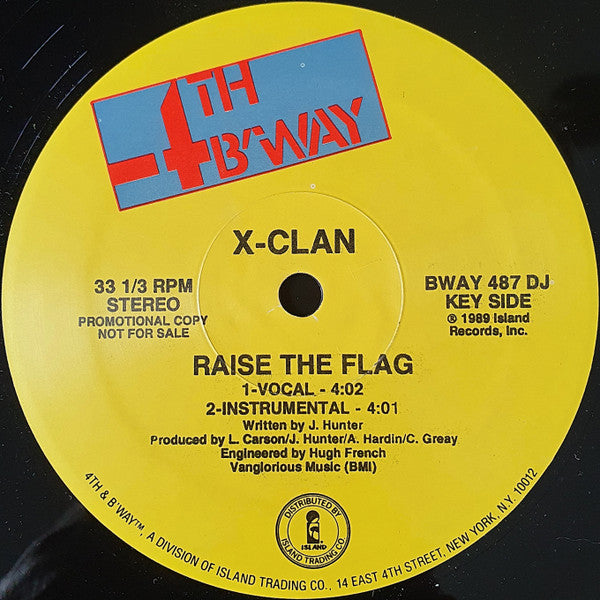 X-Clan : Heed The Word Of The Brother / Raise The Flag (12", Promo)