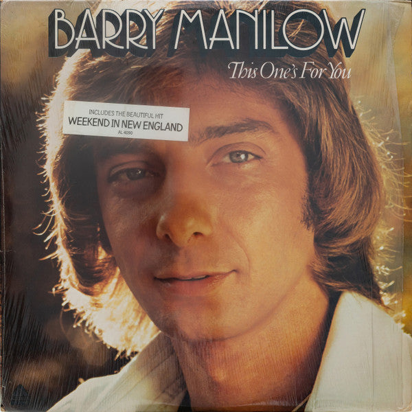 Barry Manilow : This One's For You (LP, Album, Bla)