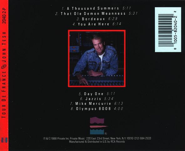 John Tesh : Tour De France (CD, Album)