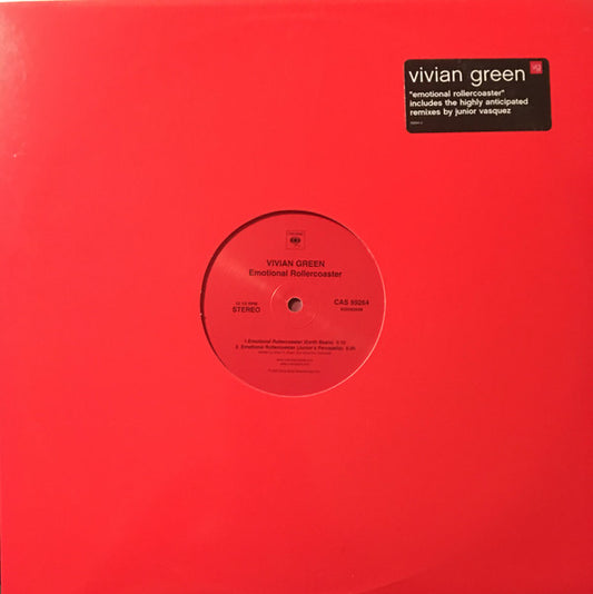 Vivian Green : Emotional Rollercoaster (Remixes) (12", Promo)