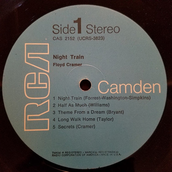 Floyd Cramer : Night Train (LP, Album, RE)