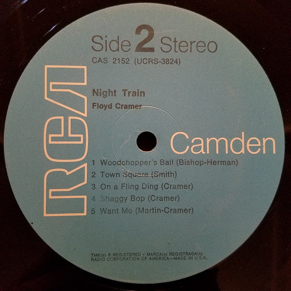 Floyd Cramer : Night Train (LP, Album, RE)