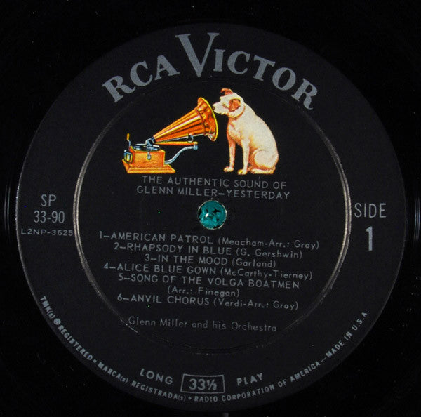 Glenn Miller And His Orchestra : The Authentic Sound Of Glenn Miller - Yesterday (LP, Comp, Roc)