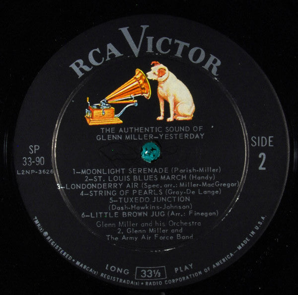 Glenn Miller And His Orchestra : The Authentic Sound Of Glenn Miller - Yesterday (LP, Comp, Roc)