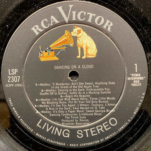 The Three Suns : Dancing On A Cloud (LP, Album)