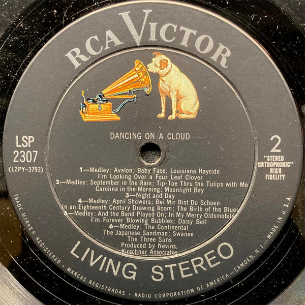 The Three Suns : Dancing On A Cloud (LP, Album)