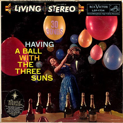 The Three Suns : Having A Ball With The Three Suns (LP, Album, Ind)