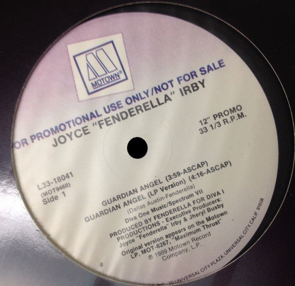 Joyce "Fenderella" Irby : Guardian Angel (12", Promo)