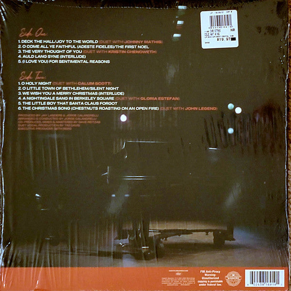 Nat King Cole : A Sentimental Christmas With Nat "King" Cole And Friends: Cole Classics Reimagined (LP, Comp, Red)