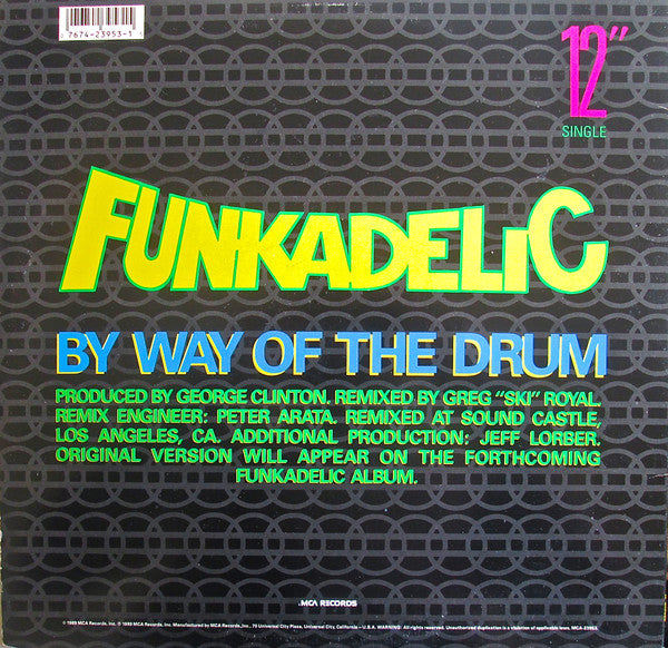 Funkadelic : By Way Of The Drum (12", Single)