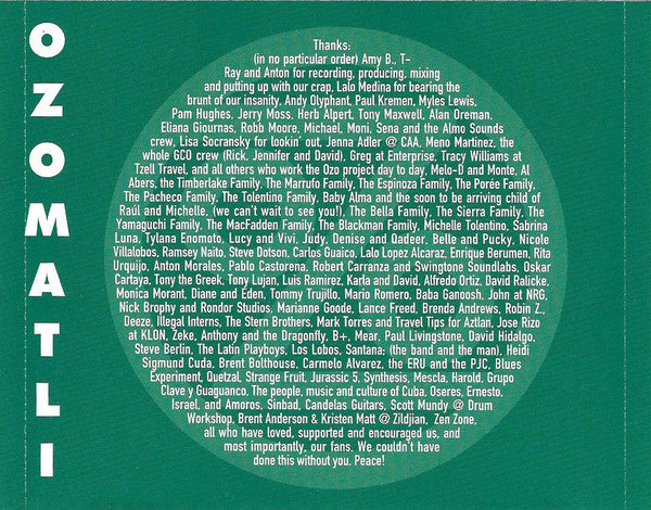 Ozomatli : Ozomatli (CD, Album)