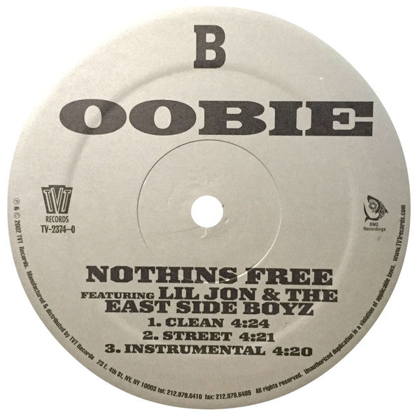 Lil' Jon & The East Side Boyz : I Don't Give A @#&% (12")