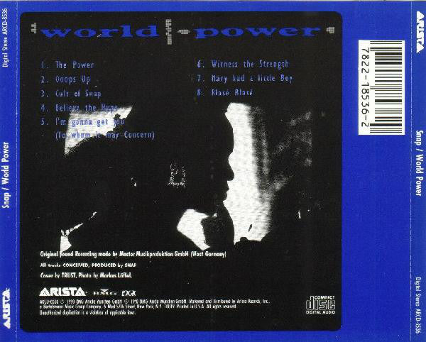 Snap! : World Power (CD, Album)