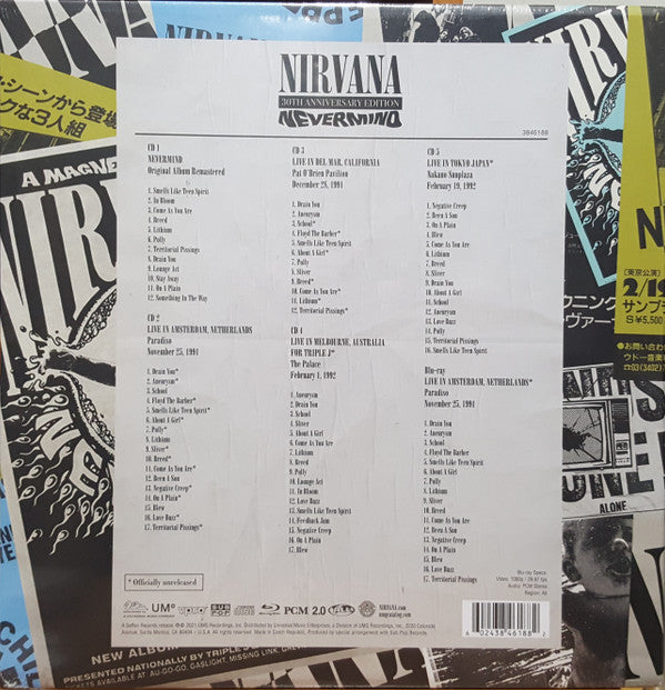 Nirvana : Nevermind (Box, Dlx, Ltd, 30t + CD, Album, RE, RM + 4xCD, Alb)